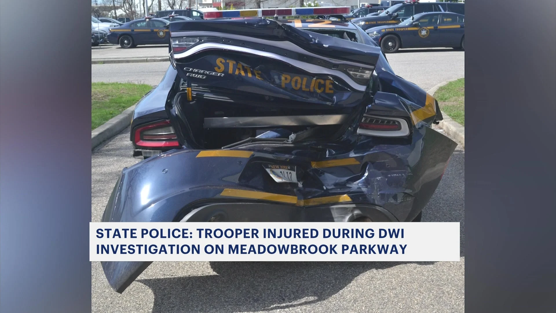 State Police: Trooper Conducting Traffic Stop Rear-ended On Meadowbrook ...